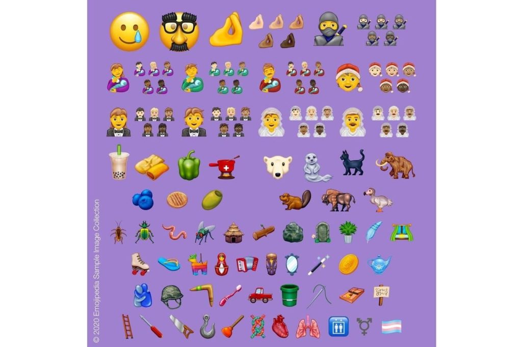 Lista de nuevos emojis para el 2020.