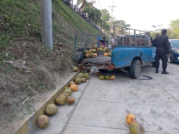 Accidente de tránsito sobre Autopista a Comalapa, 24 de marzo 2022.