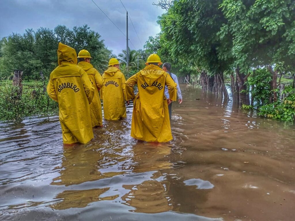 inundaciones en El Salvador, junio 2024.